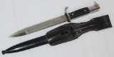 WW2 German Soldier Engraved Blade Dress Bayonet-Holler