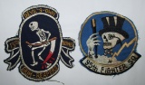 2pcs-Vietnam War Era Patches-Grim Reapers/95th Fighter Squadron
