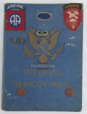 Rare WW2  82nd Airborne/504th PIR Unit History Book With Vet Applied Insignia