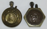 2pcs-WW1 Period Trench Art Style Soldiers' Lighters