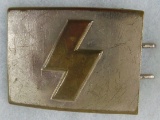 WWII German Hitler Youth Single Rune Belt Buckle