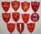 11pcs-WW2 Period USMC Air Wing/Defense Battalion/Amphibious Patch Grouping