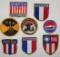 8pcs-WW2 U.S. Misc. patch Grouping-A few Are Scarce Examples