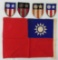 5pcs-WW2 CBI Theater Patches-Chinese Flag 