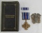 Rare WWII USN/USMC Issue Distinguished Flying Cross In Short Case-USN Cap Device