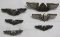 6pcs-US Bombardier/Air Gunner/Observer Wings