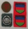 3 pcs. WW2 Aserbaidschan/Teno/Org. Todt Sleeve Patches