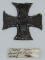 Rare 1870 Iron Cross 2nd Class-In Relic Condition As Found In WW1 German Biplane Wreckage