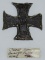 Rare 1870 Iron Cross 2nd Class-In Relic Condition As Found In WW1 German Biplane Wreckage