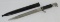 WW2 German Luftwaffe Engraved Dress Bayonet With Scabbard-Long Model By PUMA