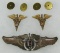 Rare WWII USAAC Flight Dental Surgeon Wings/Collar Insignia