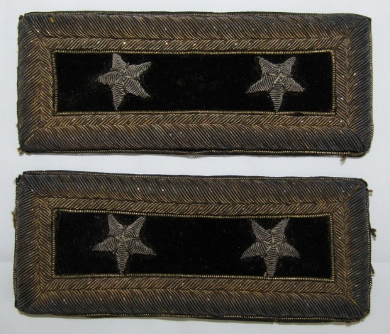 Civil War Era Union Major General Of Staff Shoulder Rank Pair.