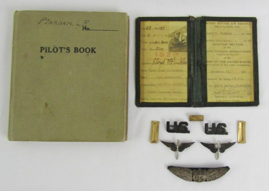 WW1 Named US Military Reserve Aviator Officer's Grouping