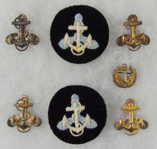 7pcs- WW2 USN "WAVE"  Insignia.