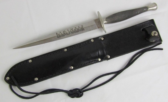 Case Marine Raider Style "Remember Pearl Harbor" 2001 Commemorative Stiletto