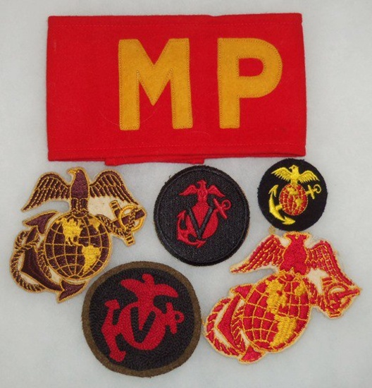 5pcs-WW2/Earlier USMC Patches/Armband