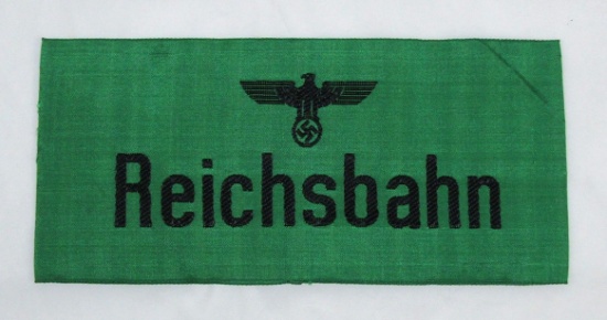 Scarce WW2 German National Railways (Reichsbahn) Armband