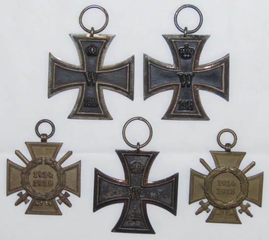 5pcs-WW1 Iron Cross 2nd Class-Honor Cross