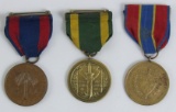 3pcs- Early US Army Medals-Philippine Insurrection, Spanish War Service, Cuban Occupation