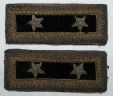 Civil War Era Union Major General Of Staff Shoulder Rank Pair.