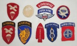 11pcs-Misc. U.S. Airborne Patches-FSSF Etc.