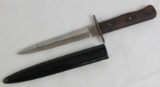 WWII German Paratrooper Fighting Knife W/Boot Clip Scabbard