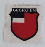 Original WW2 Period Foreign Volunteer (Georgien) Arm Shield/Patch-Wehrmacht