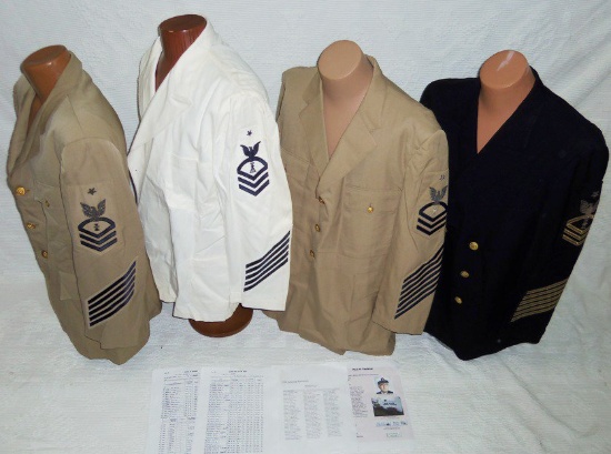 Rare USS Arizona WW2 Survivor Uniform Grouping