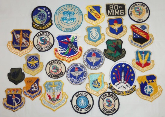 26pcs-Vietnam War Period/Later USAF Squadron Patches