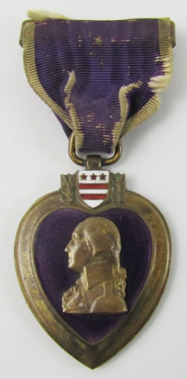 1932 Issue Purple Heart For WW1 WIA Soldier