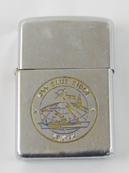 Original USS Blue Ridge (LCC-19) 1970 Dated Zippo Lighter