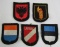 5pcs-WW2 Waffen SS Foreign Volunteer Sleeve Shields