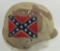 Gulf War U.S. Soldier M-3 Kevlar Helmet With Cover-Stars & Bars Flag Patch-Named To 