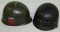 2pcs-WW2 US M1 Helmet Liners-4 Star General By Firestone/76th Division
