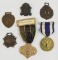 5pcs-Early VFW/American Legion Medals/Watch Fobs