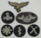 6pcs-WW2 Luftwaffe EM Breast Eagle/Specialty Trade Badges