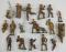 17pcs-WW1-1920's Metal Toy Soldiers