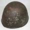 WW2 Italian M33 Helmet With Liner/Partial Chin Strap