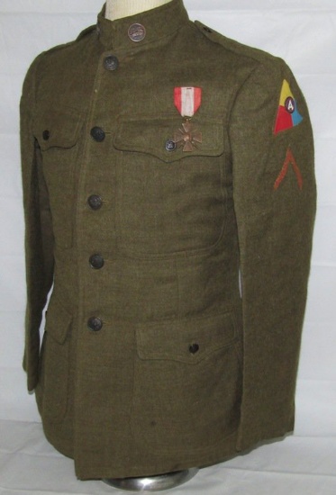 WW1 U.S. 3rd Army/Armored Division Uniform For Enlisted