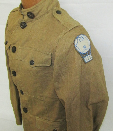 WWI U.S. Aero/Balloon Service Summer Weight Tunic With pants