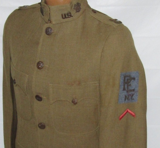 Scarce WW1 US "Port Of Embarkation" Officer's Tunic