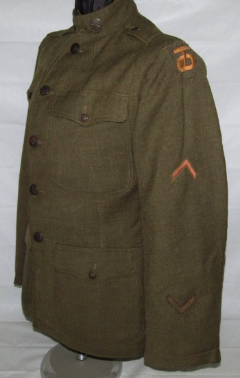 WW1 US Enlisted artillery Soldier's 95th Division Tunic