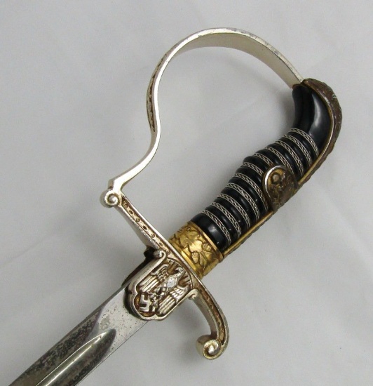 German Officer's Dove Head Dress Sword-Eickhorn Field Marshall Series "Von Stein" (EW-118)