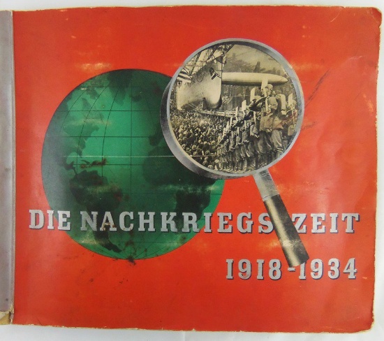 Early Pre WW2 German Cigarette card Photo Book "Die Nachkriegszeit 1918-1934"