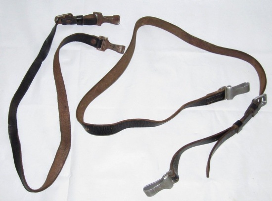 2pcs-Early SS Officer Field Belt Shoulder Straps