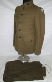 WW1 US 29th Division Ordnance Tunic For Enlisted with Pants