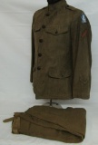 WW1/Pre WW2 US Siberian Expedition Tunic With Pants For Artillery EM