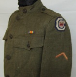 WW1 U.S. Enlisted Tunic With Scarce Engineer Shoulder Patch