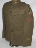 Scarce WW1 1st Army/3rd Pioneer Infantry Tunic For Enlisted