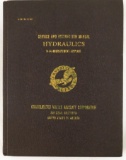 Rare Restricted B-24 Hydraulics Instruction Hard Cover Manual